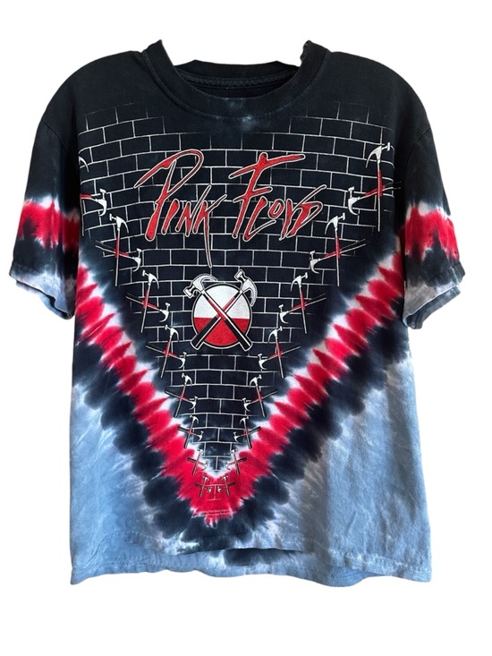 Liquid Blue Tops - LIQUID BLUE Pink Floyd The Wall Ie Dye Tee Shirt - Women’s Small